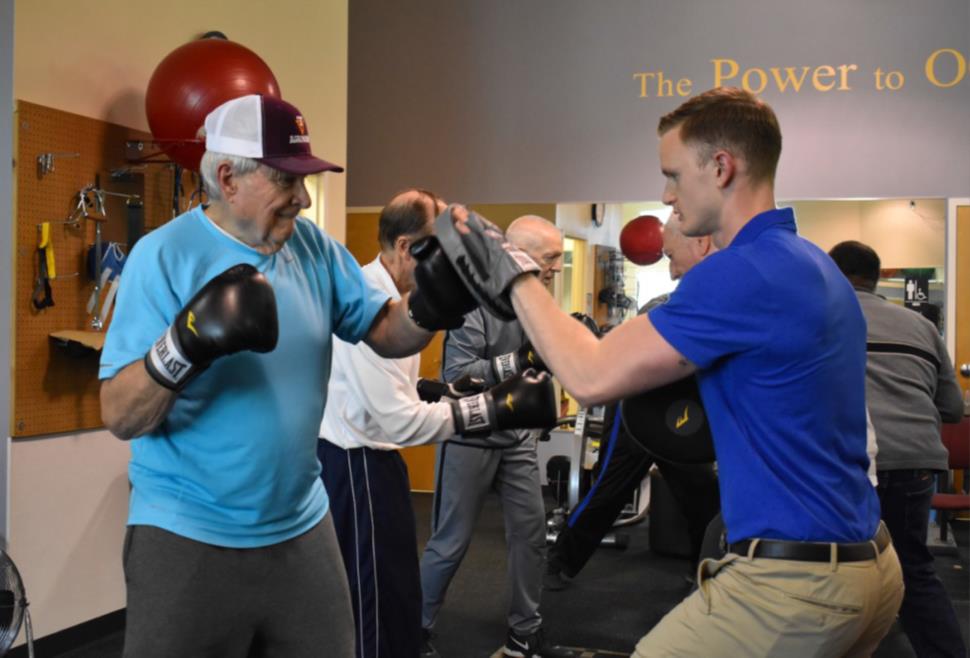 Walker, J and Earlich-Beard, E.  Power Punch: Sheltering Arms Rehabilitation Hospital Uses Boxing to Help Parkison Disease Patients.  Review: Virginia’s Magazine for Hospitals and Health Systems.  Virginia Hospital and Healthcare Association.  